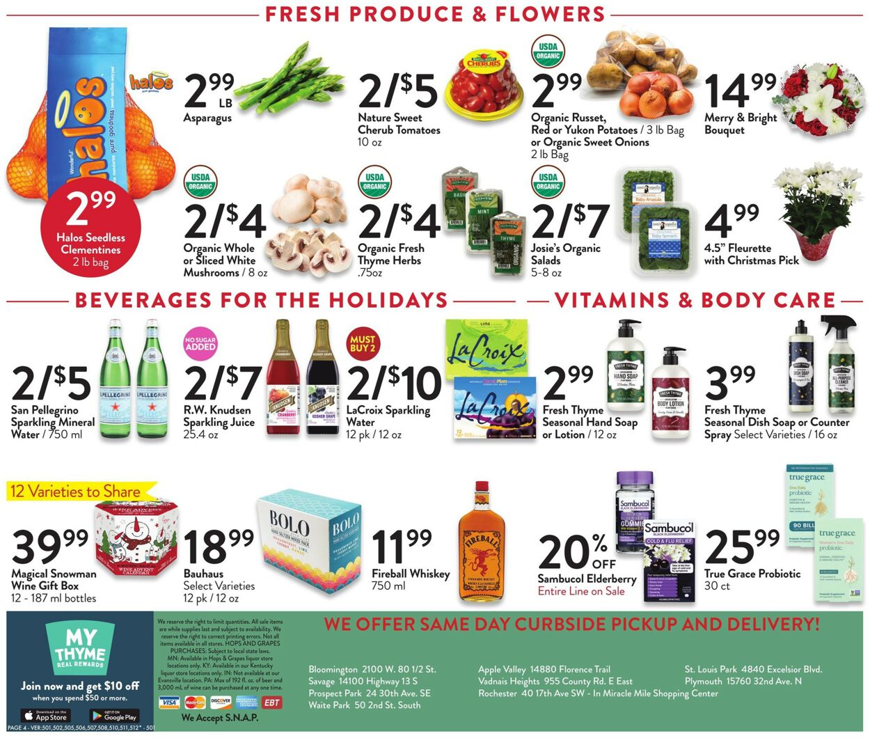 Fresh Thyme Ad from 12/14/2022