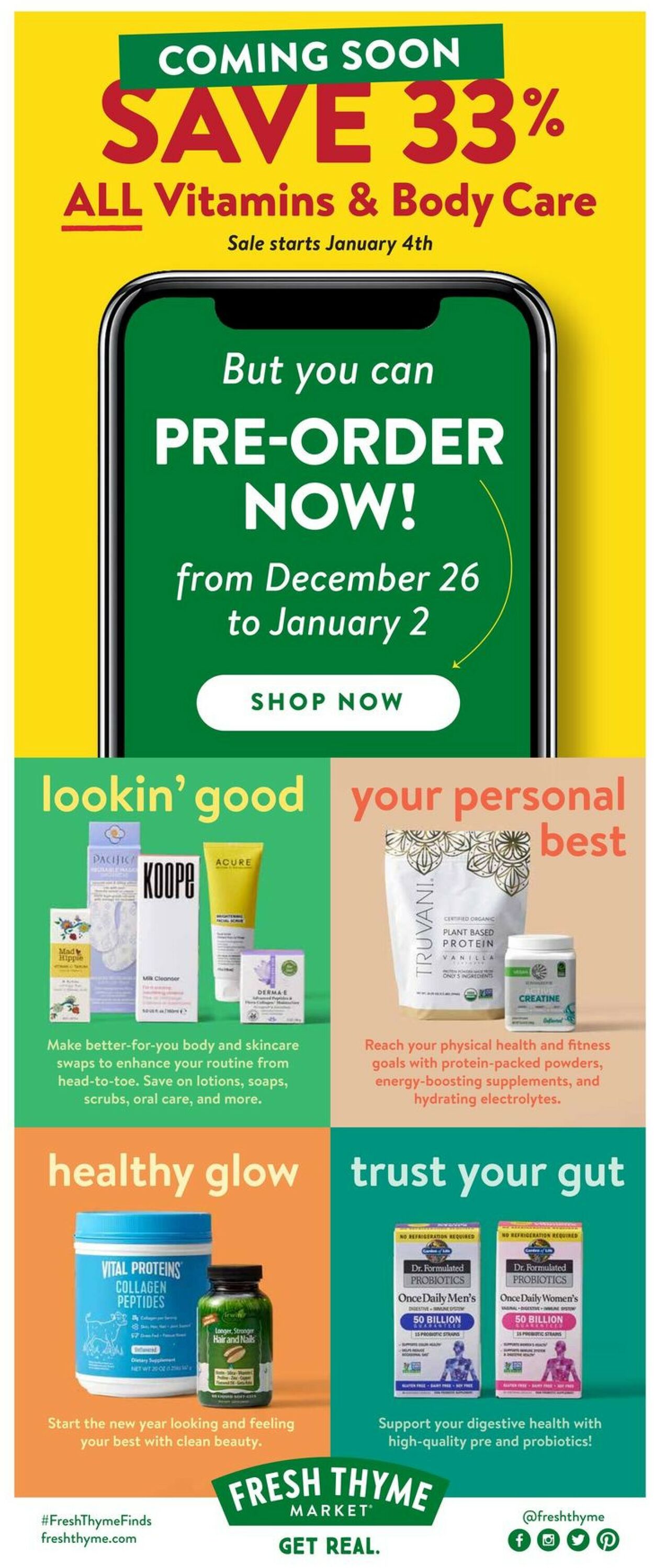 Fresh Thyme Ad from 12/26/2022