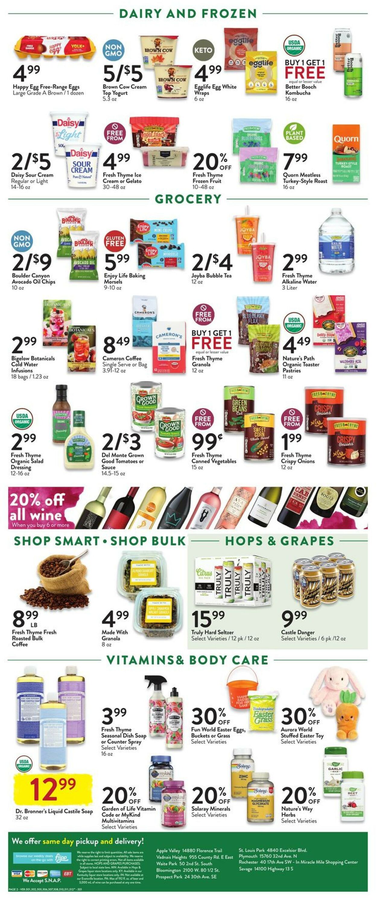 Fresh Thyme Ad from 03/29/2023