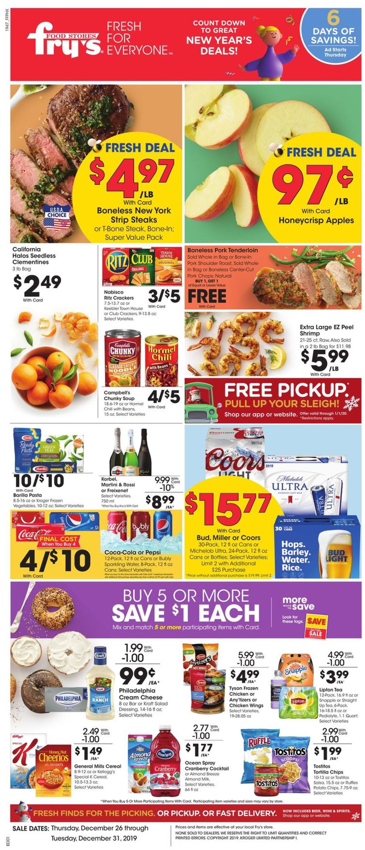 Fry’s Ad from 12/26/2019