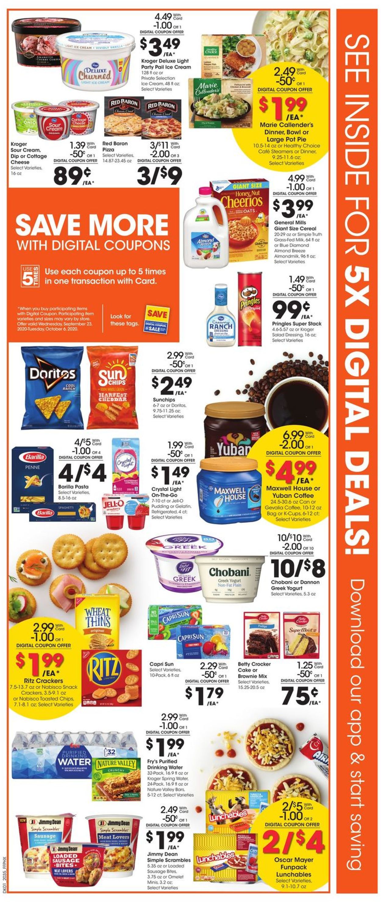 Fry’s Ad from 09/30/2020