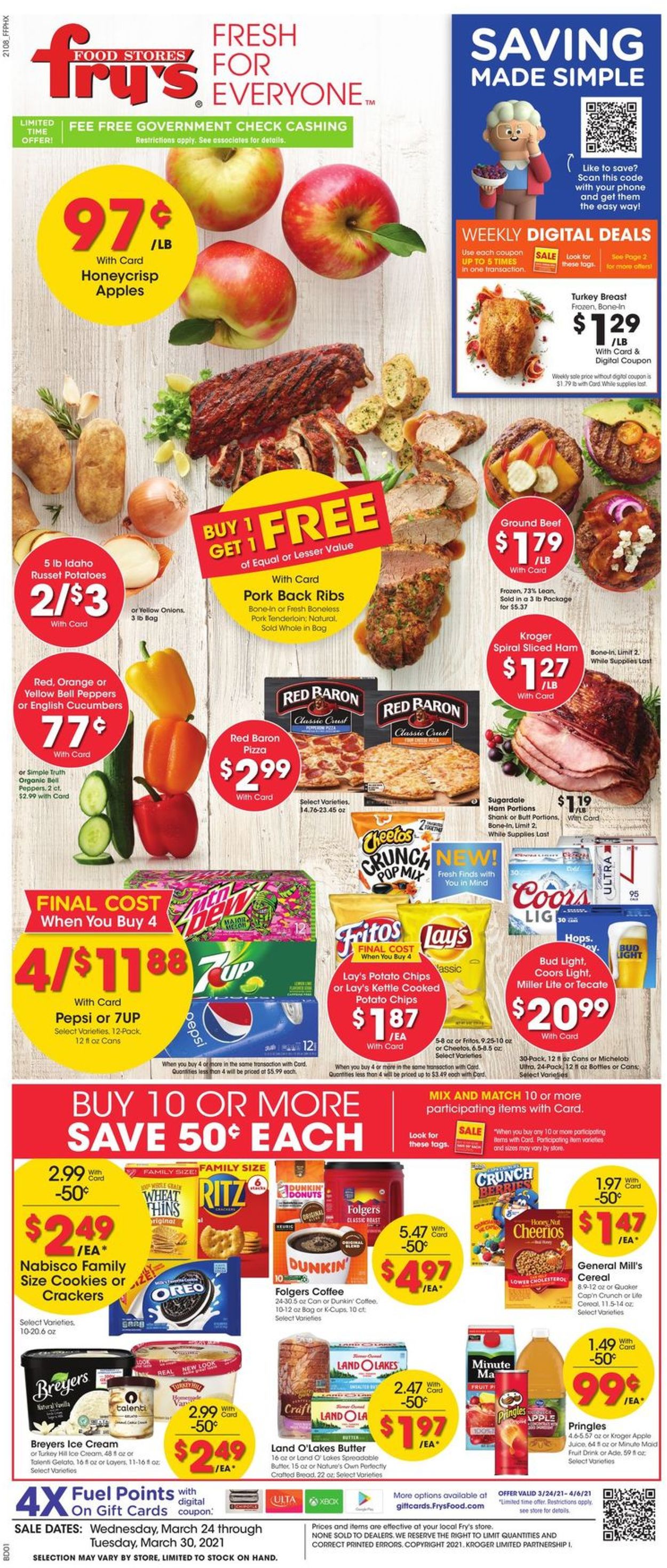 Fry’s Ad from 03/24/2021