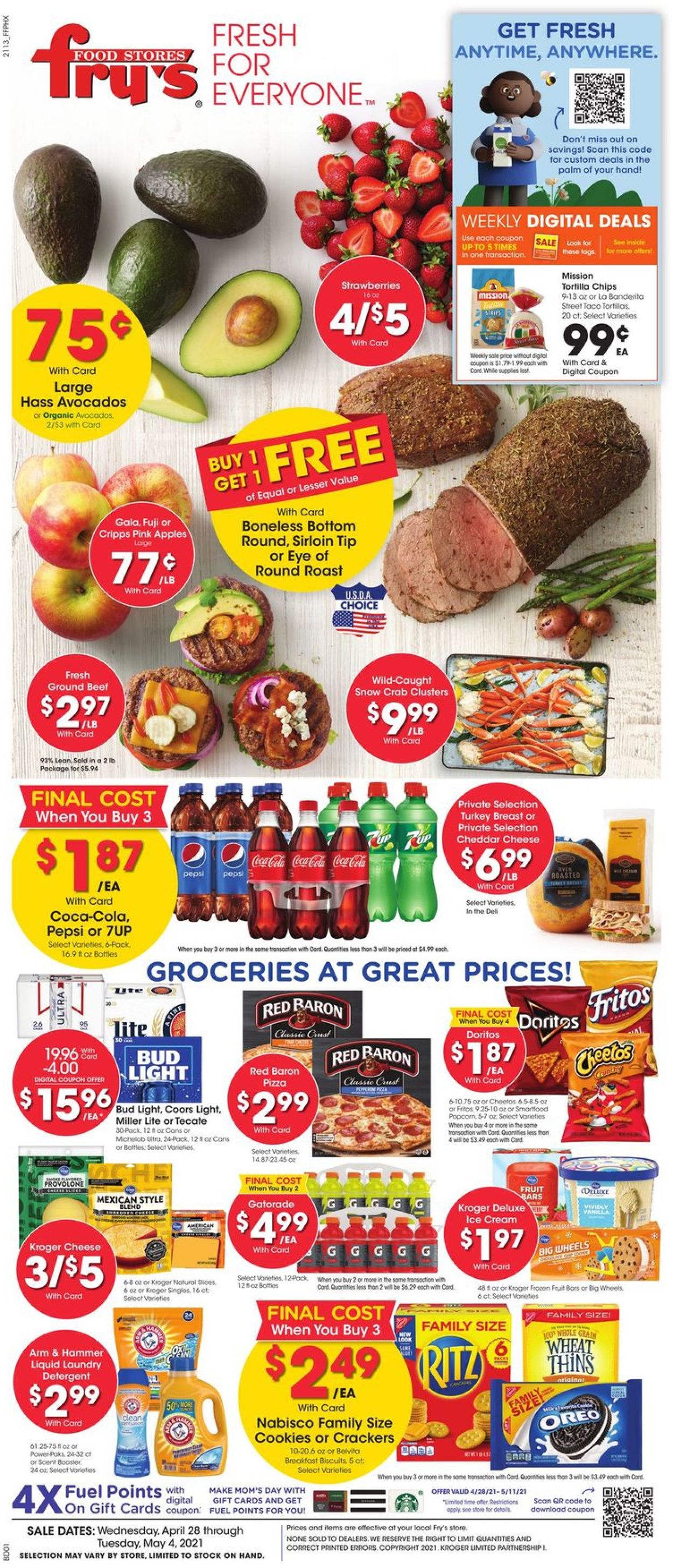 Fry’s Ad from 04/28/2021