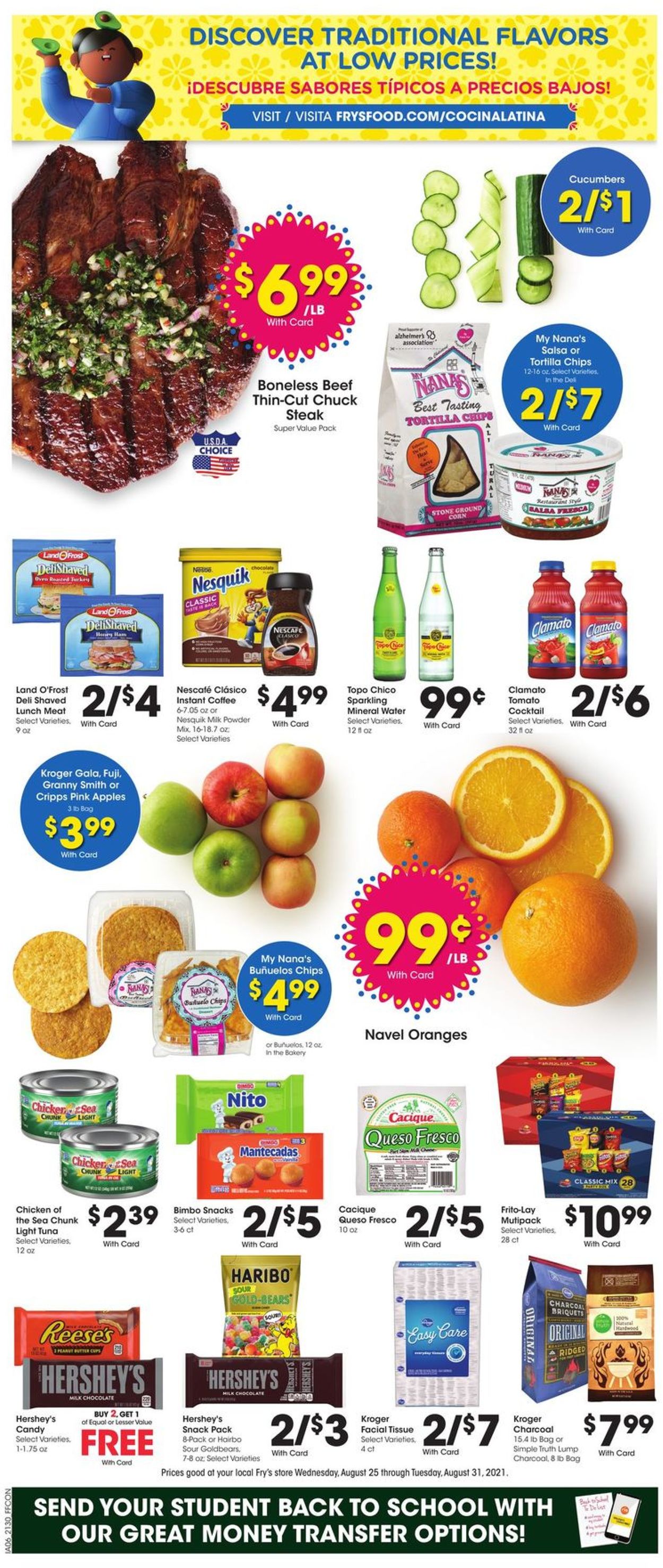 Fry’s Ad from 08/25/2021