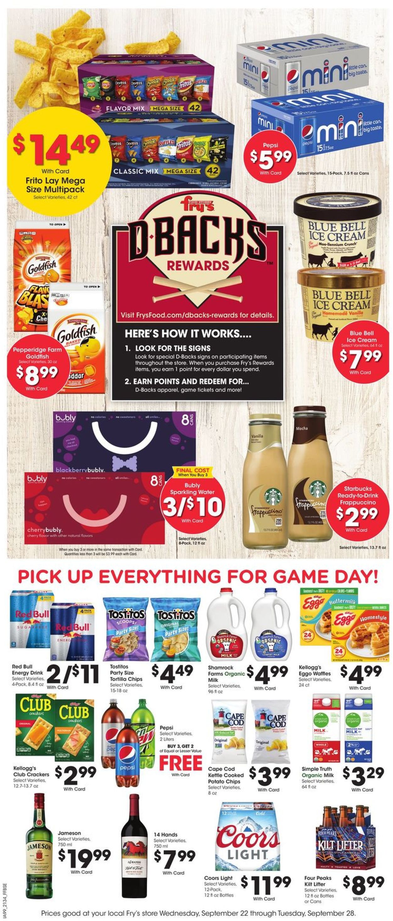 Fry’s Ad from 09/22/2021