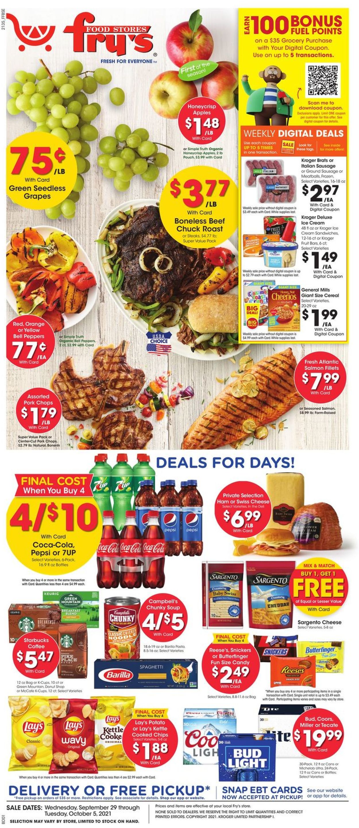Fry’s Ad from 09/29/2021
