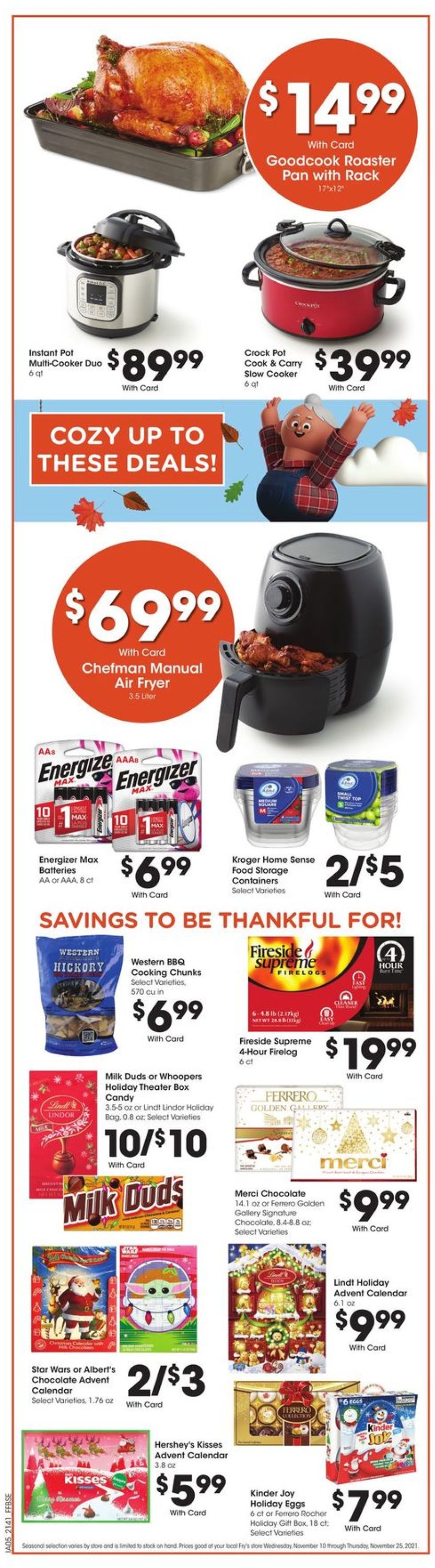 Fry’s Ad from 11/17/2021