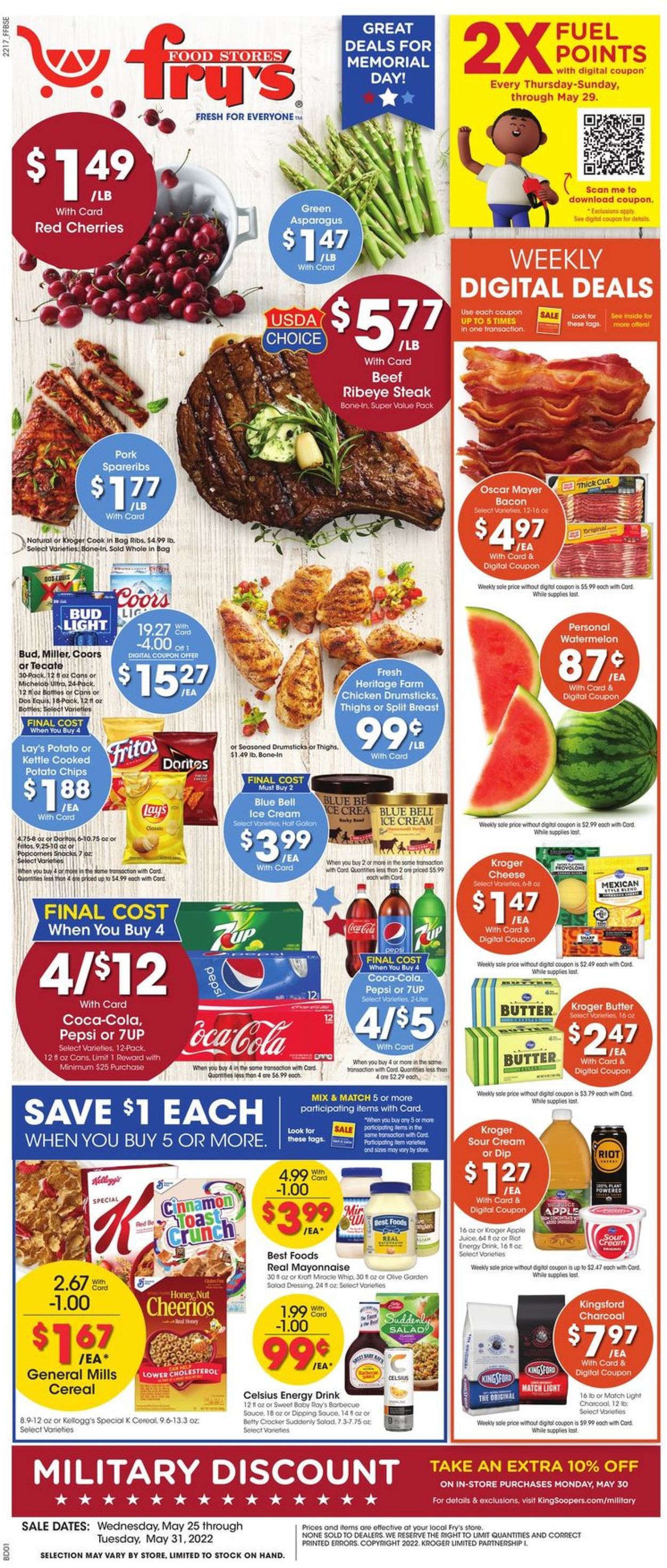 Fry’s Ad from 05/25/2022