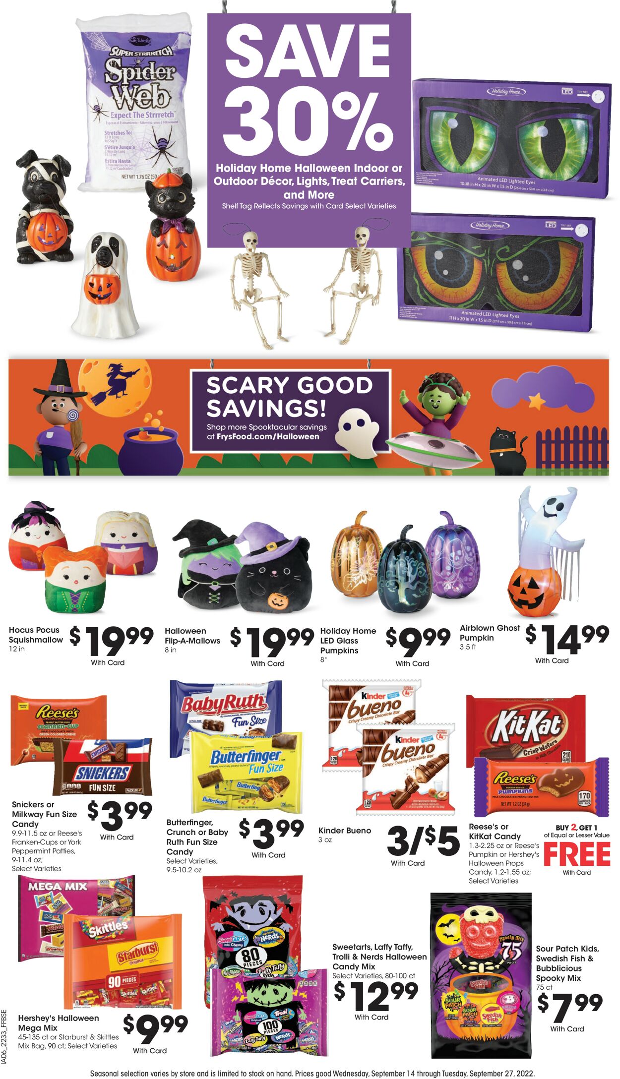 Fry’s Ad from 09/14/2022