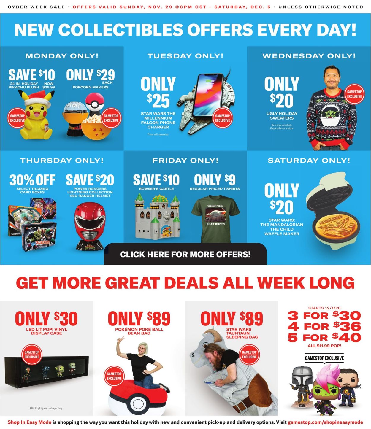 Game Stop Ad from 11/29/2020