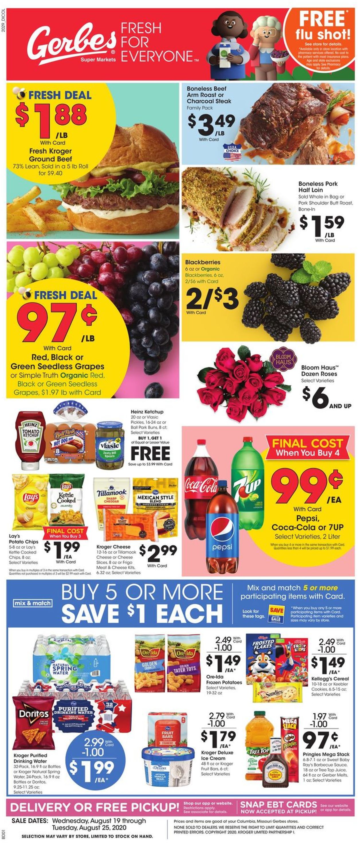 Gerbes Super Markets Ad from 08/19/2020