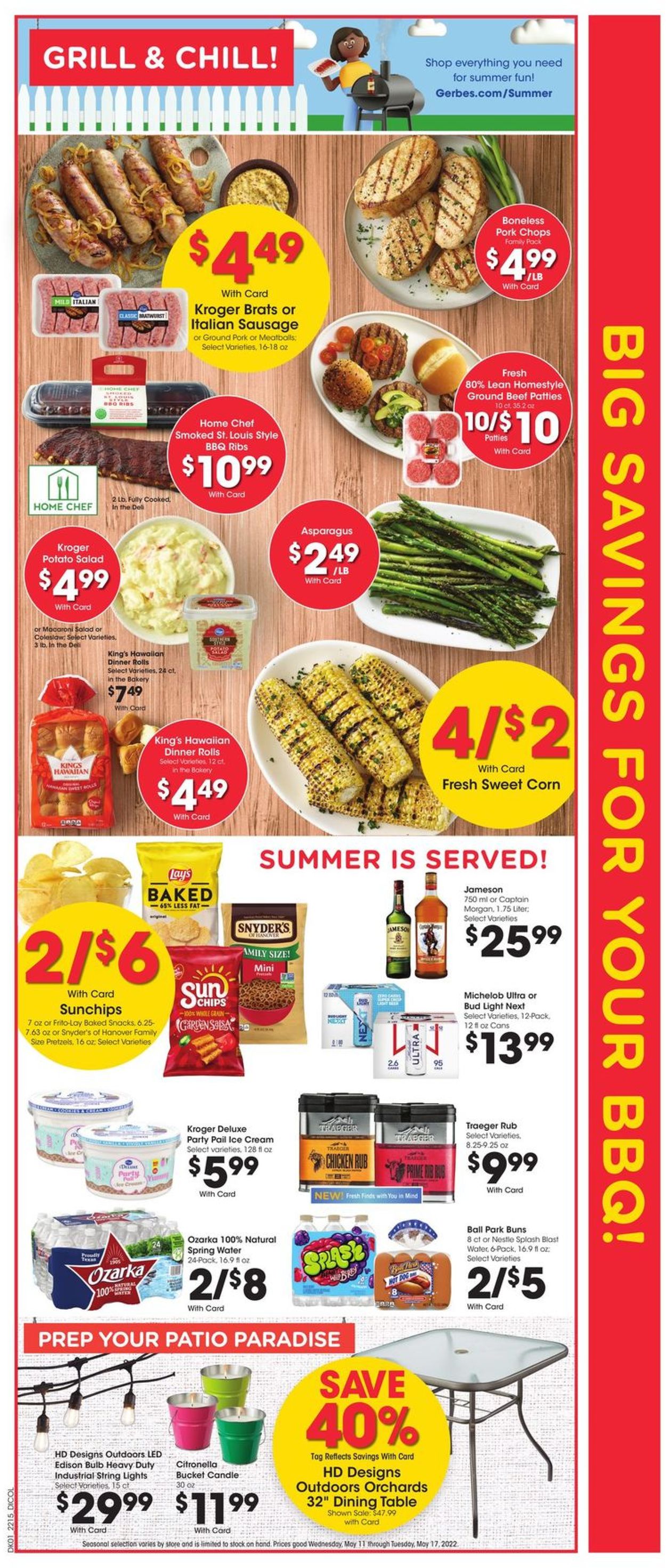 Gerbes Super Markets Ad from 05/11/2022
