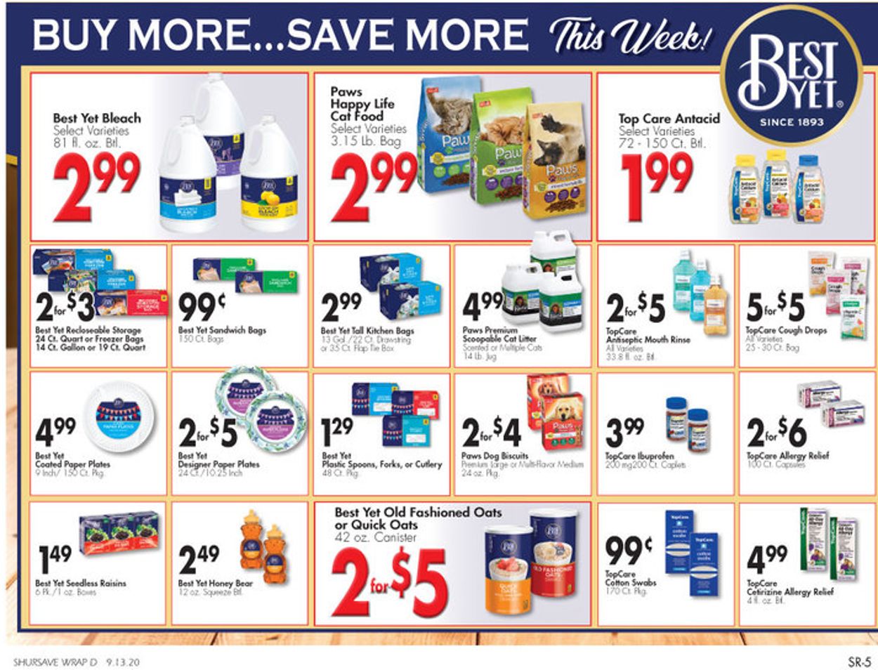 Gerrity's Supermarkets Ad from 09/13/2020