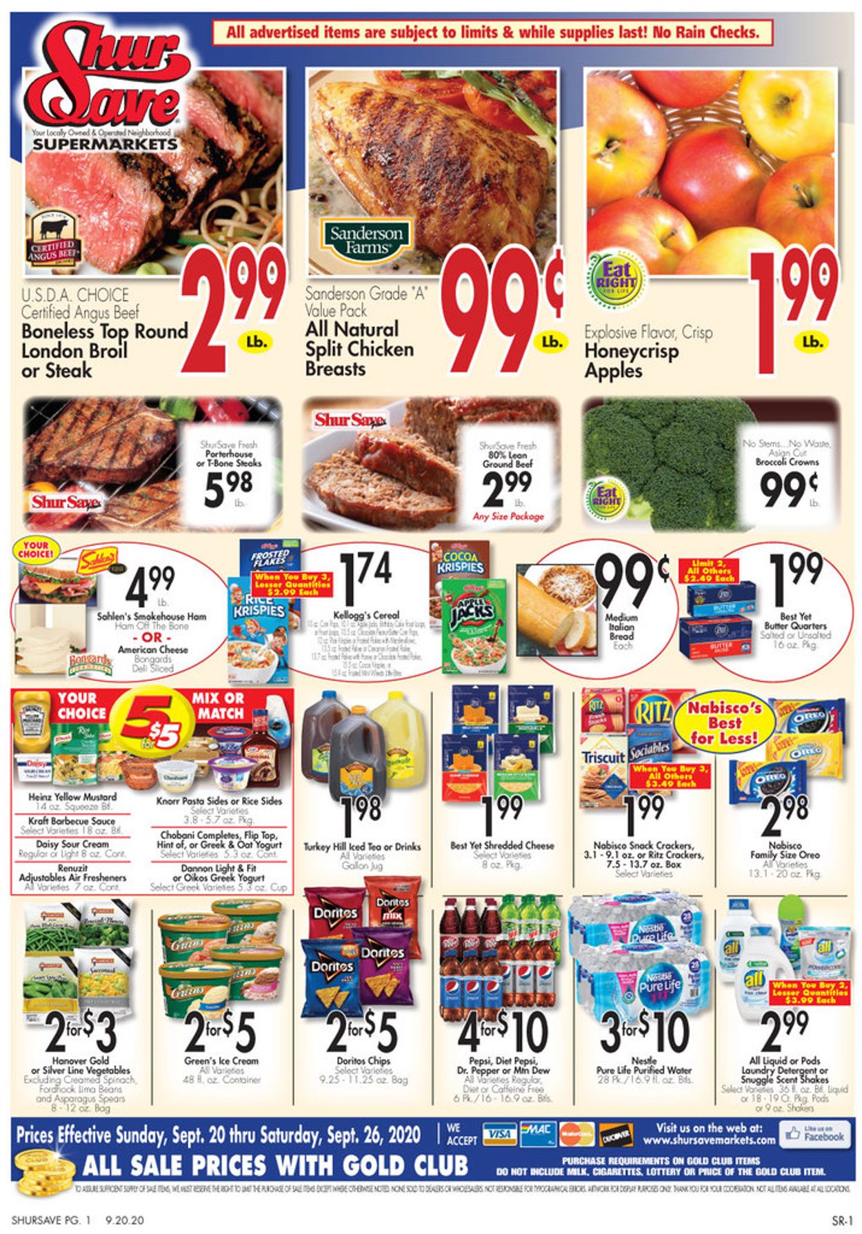 Gerrity's Supermarkets Ad from 09/20/2020