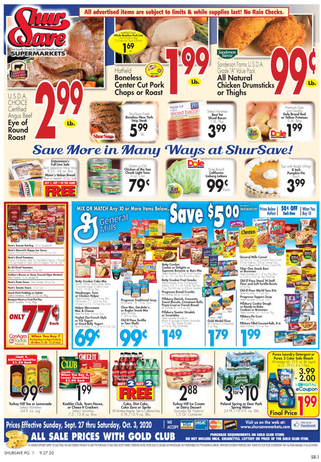 Gerrity's Supermarkets Ad from 09/27/2020