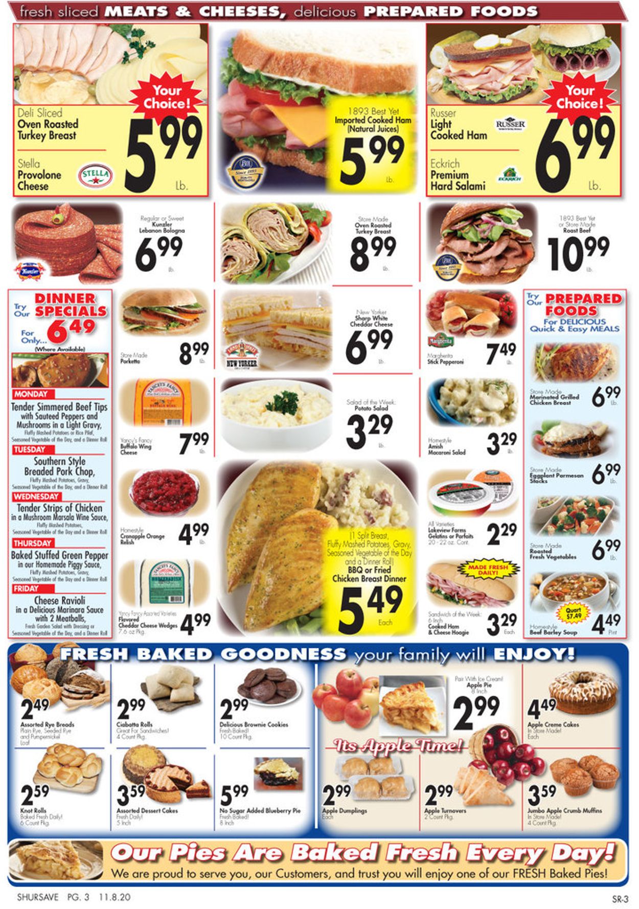 Gerrity's Supermarkets Ad from 11/04/2020