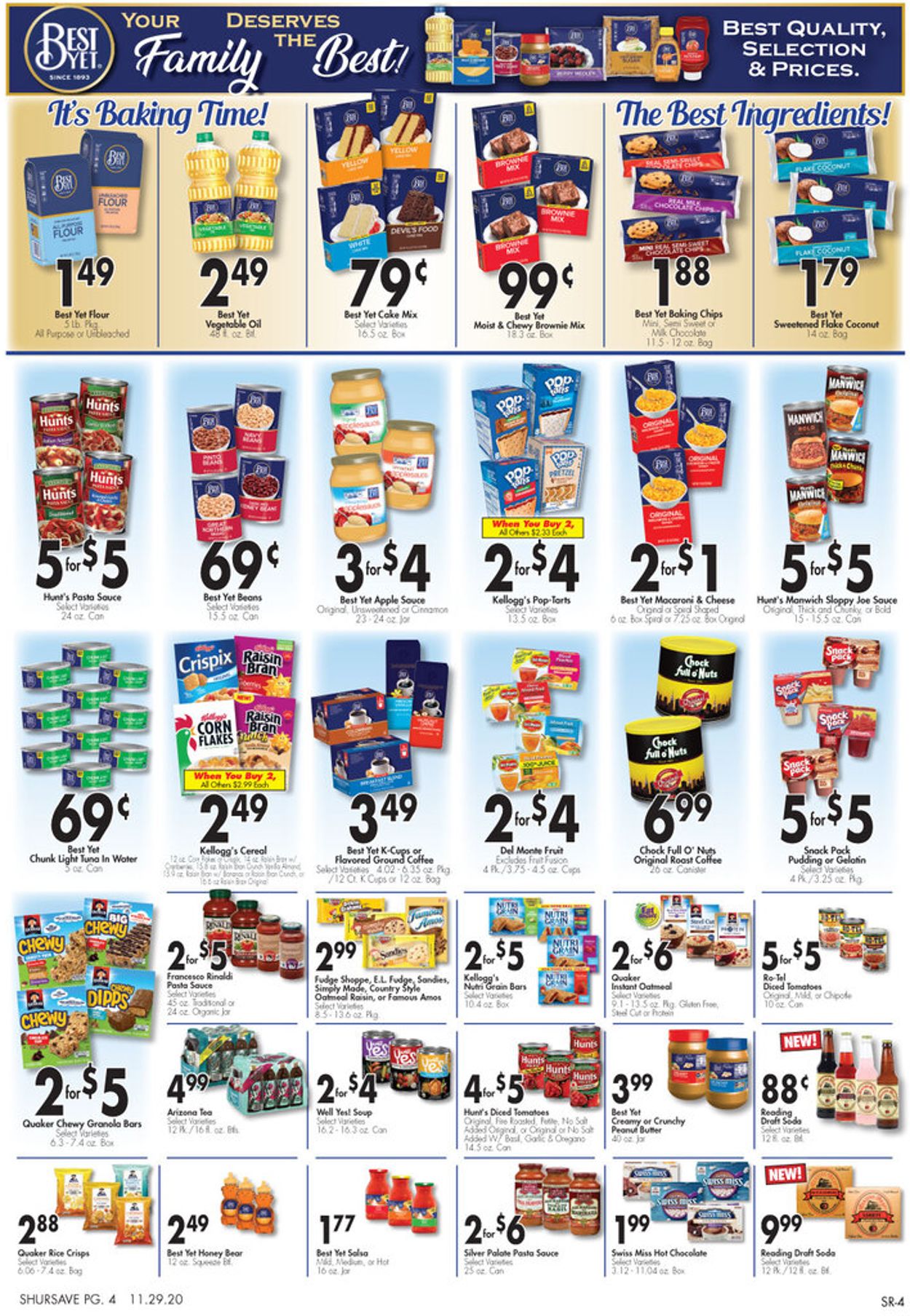 Gerrity's Supermarkets Ad from 11/29/2020