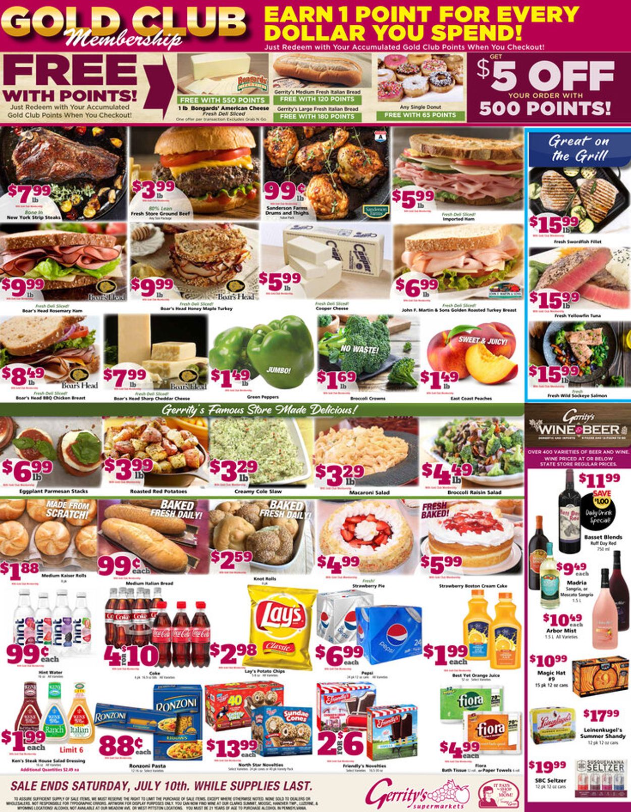 Gerrity's Supermarkets Ad from 07/04/2021