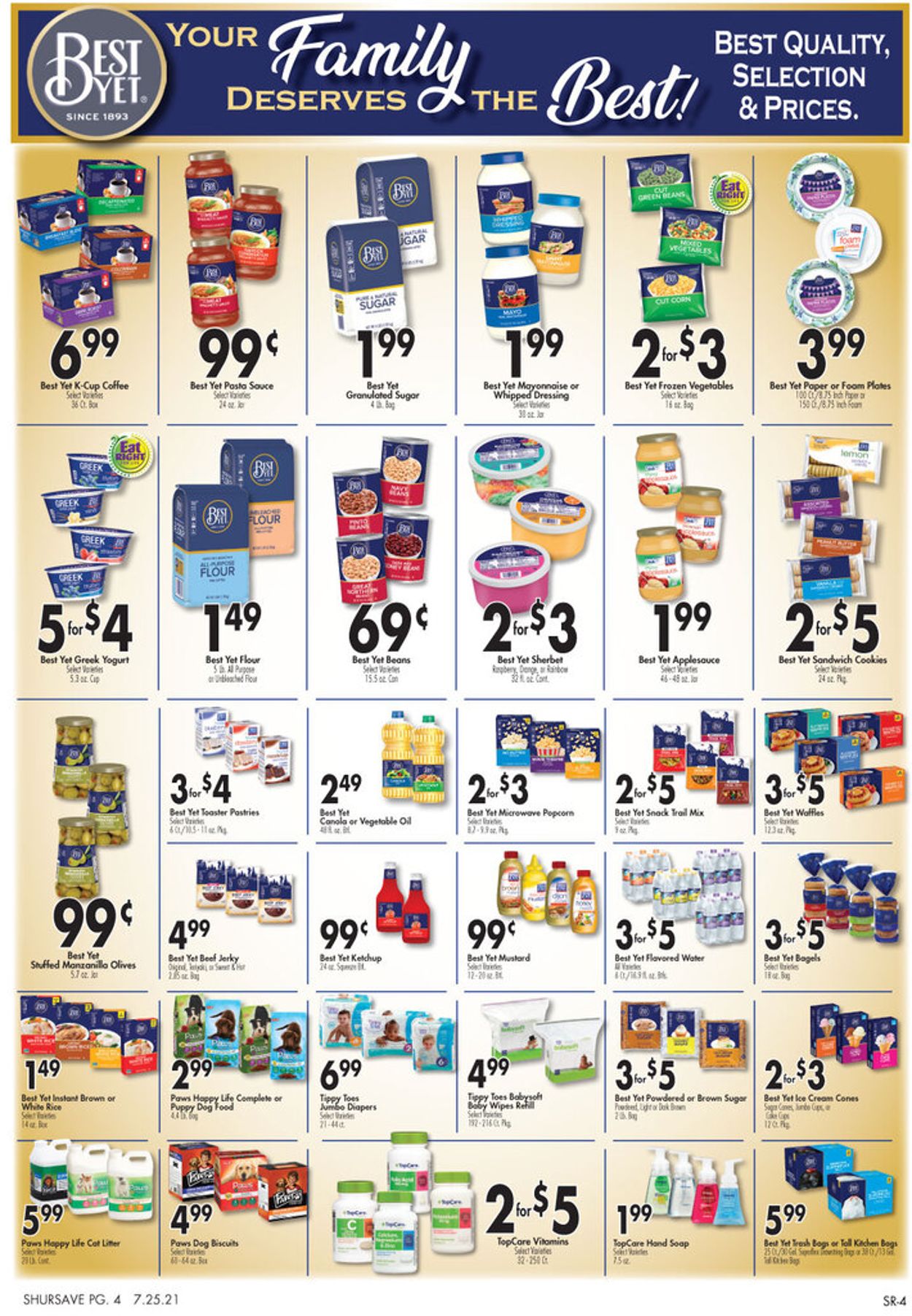 Gerrity's Supermarkets Ad from 07/25/2021