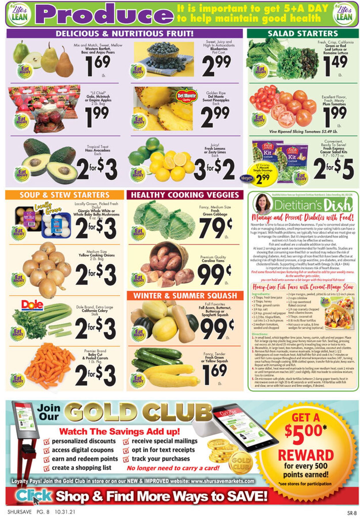 Gerrity's Supermarkets Ad from 10/31/2021