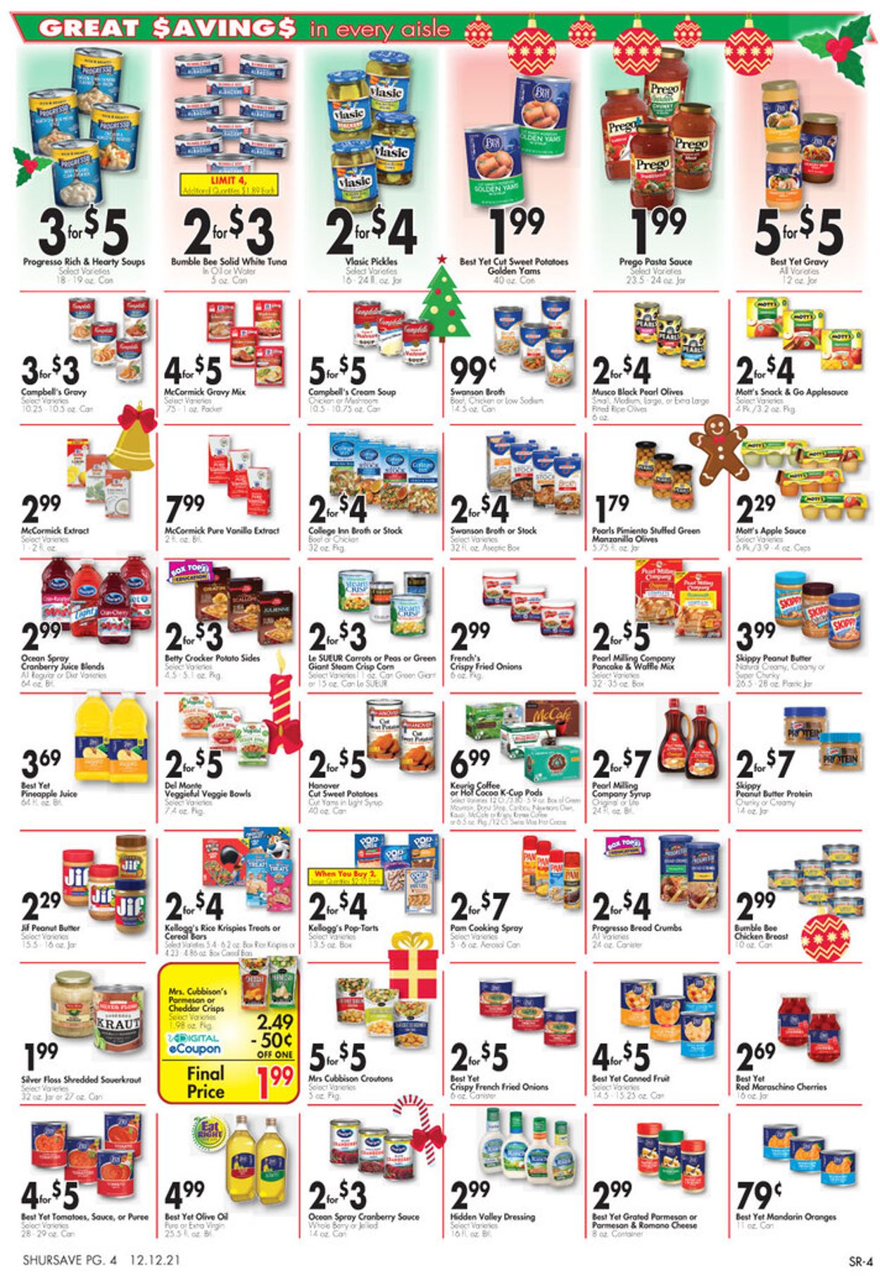 Gerrity's Supermarkets Ad from 12/12/2021