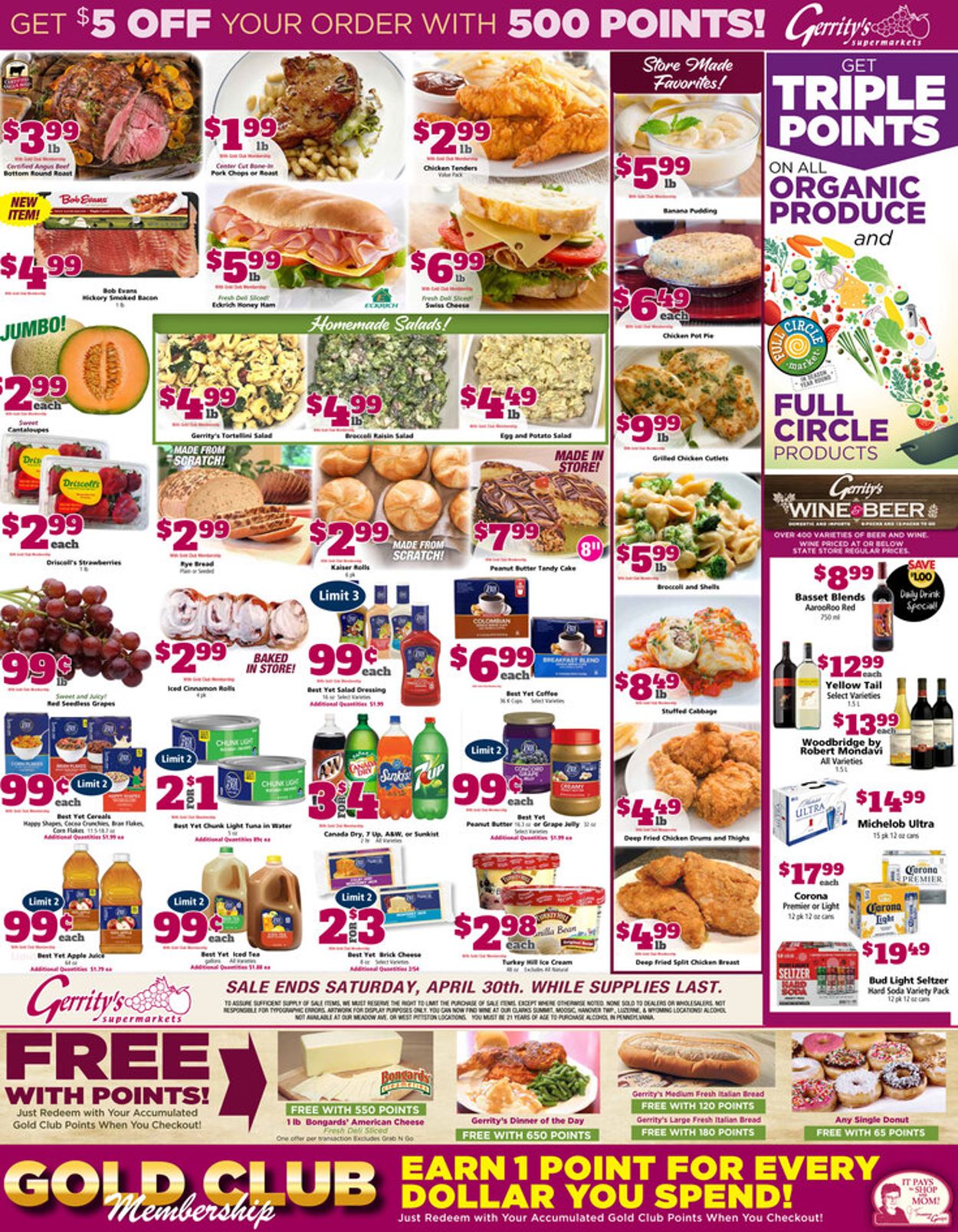 Gerrity's Supermarkets Ad from 04/24/2022
