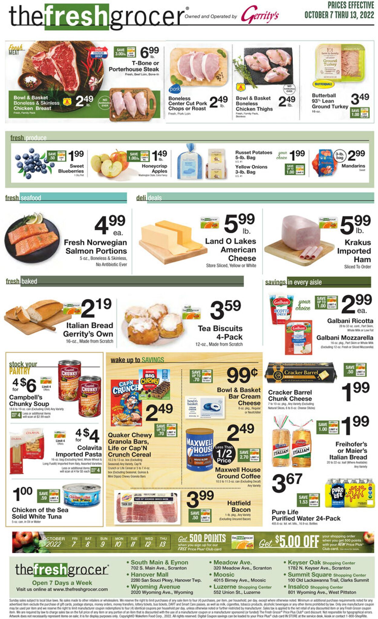 Gerrity's Supermarkets Ad from 10/07/2022