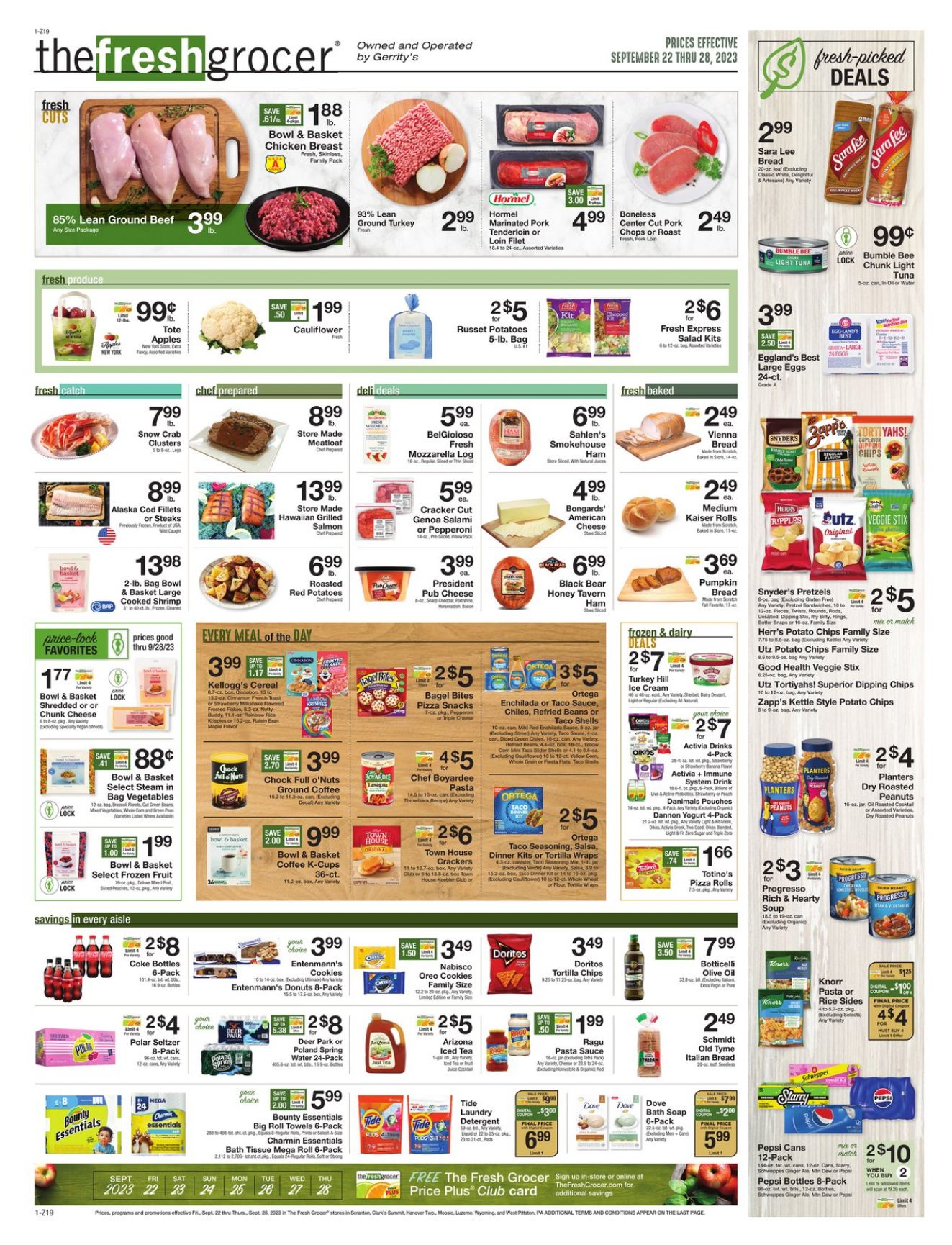 Gerrity's Supermarkets Ad from 09/22/2023