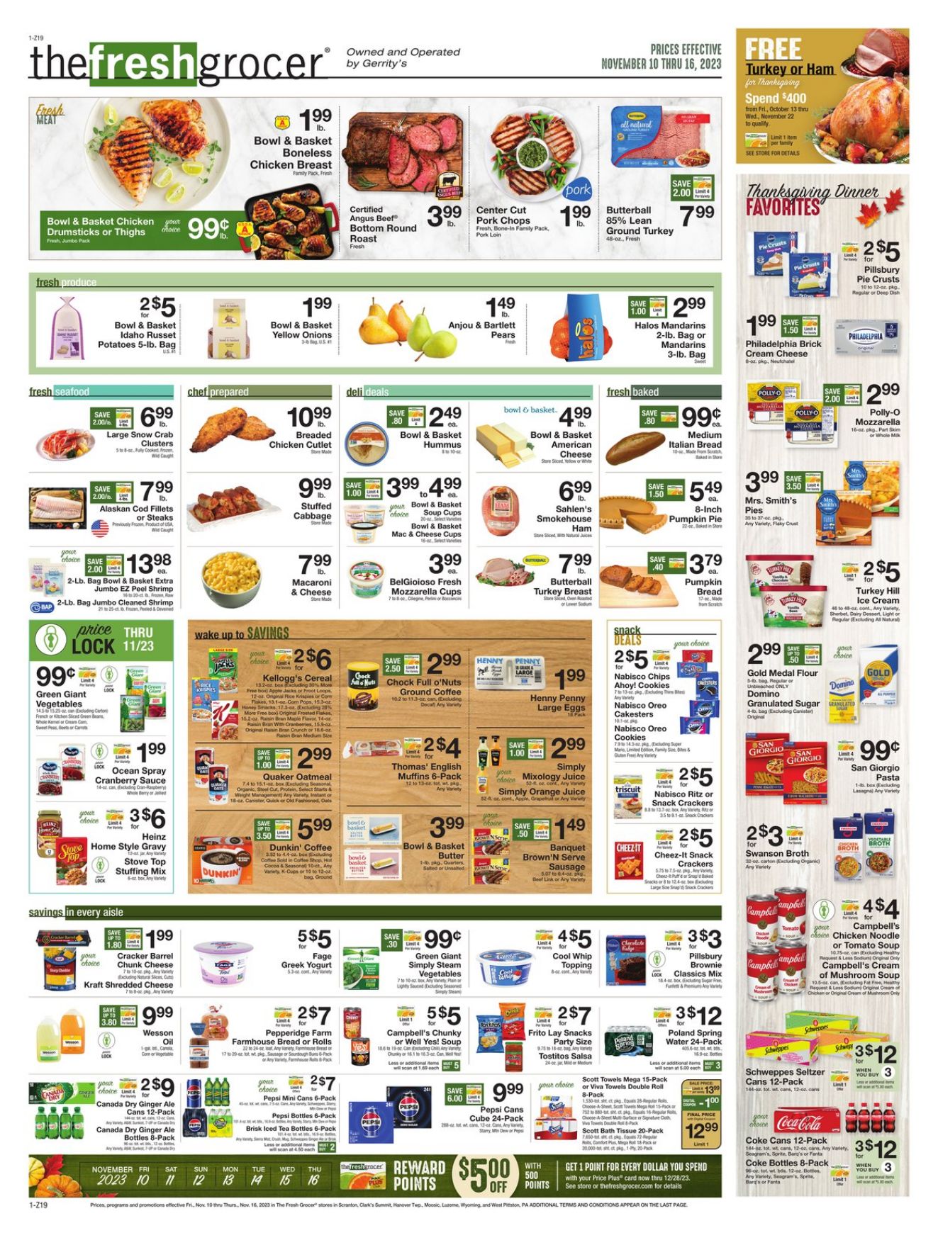 Gerrity's Supermarkets Ad from 11/10/2023