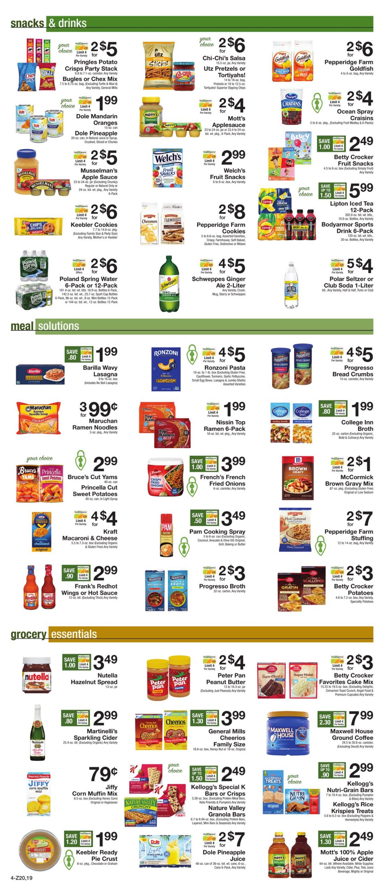 Gerrity's Supermarkets Ad from 11/10/2023