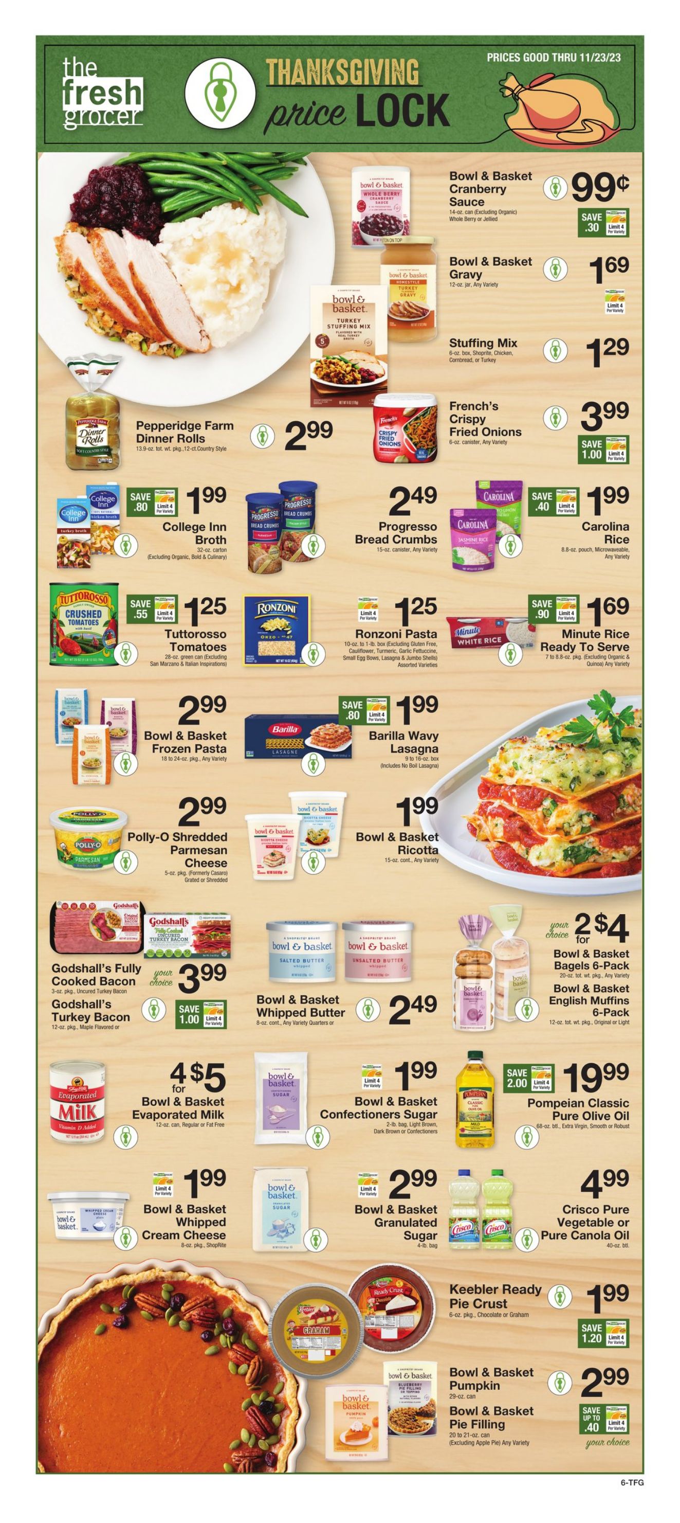 Gerrity's Supermarkets Ad from 11/17/2023
