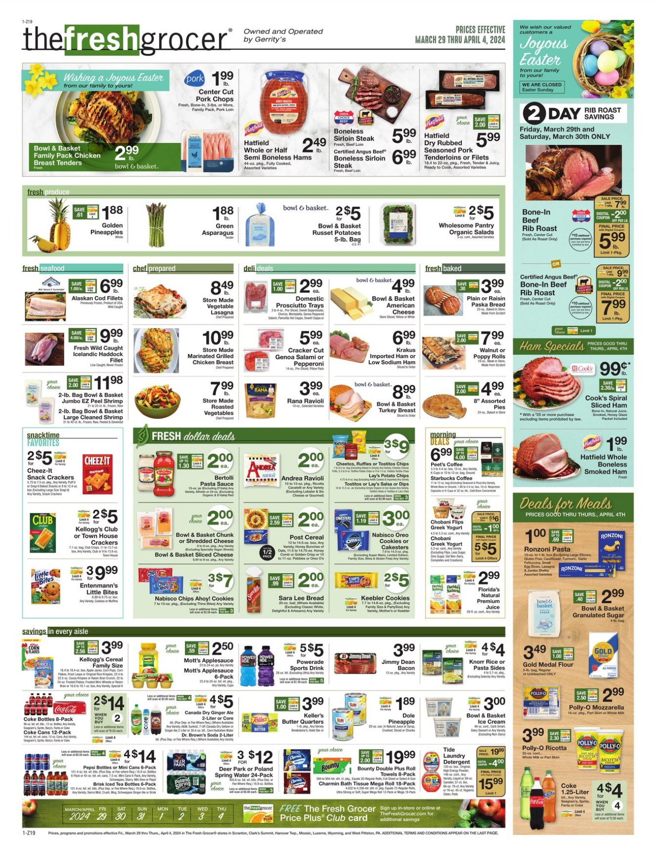 Gerrity's Supermarkets Ad from 03/29/2024