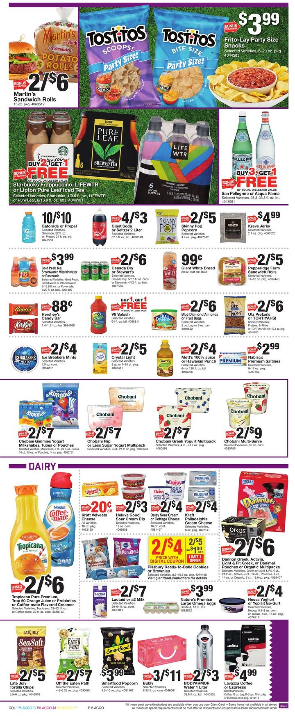 Giant Food Ad from 01/31/2020
