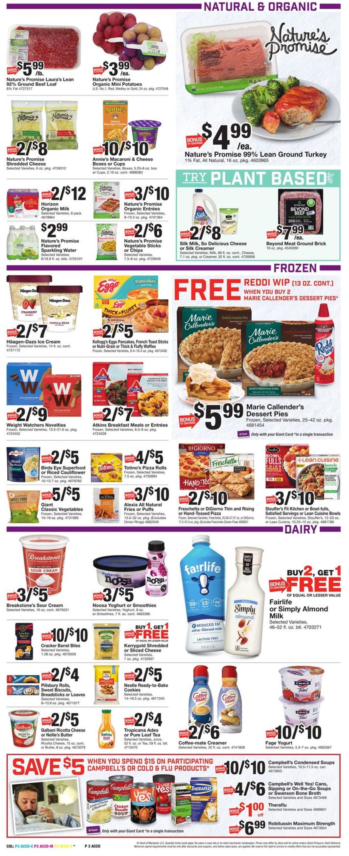 Giant Food Ad from 02/19/2021