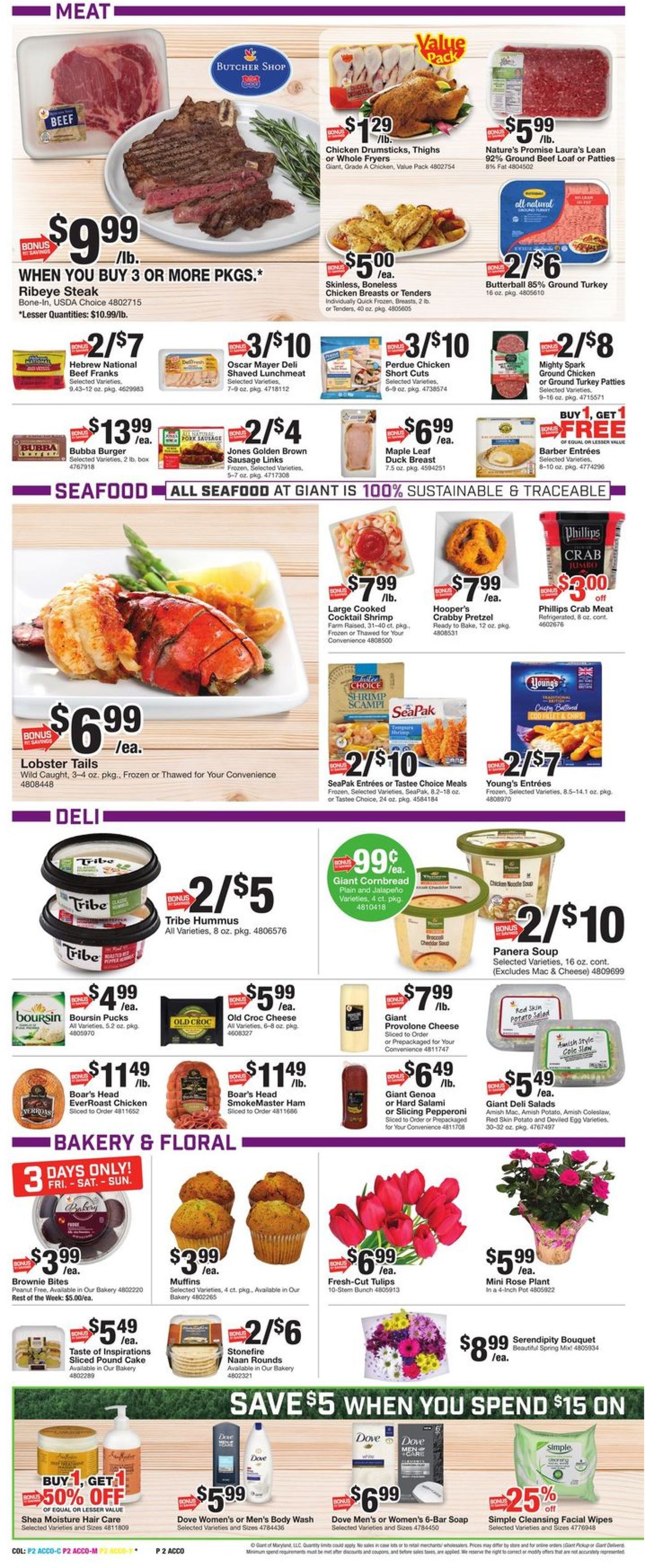 Giant Food Ad from 04/09/2021