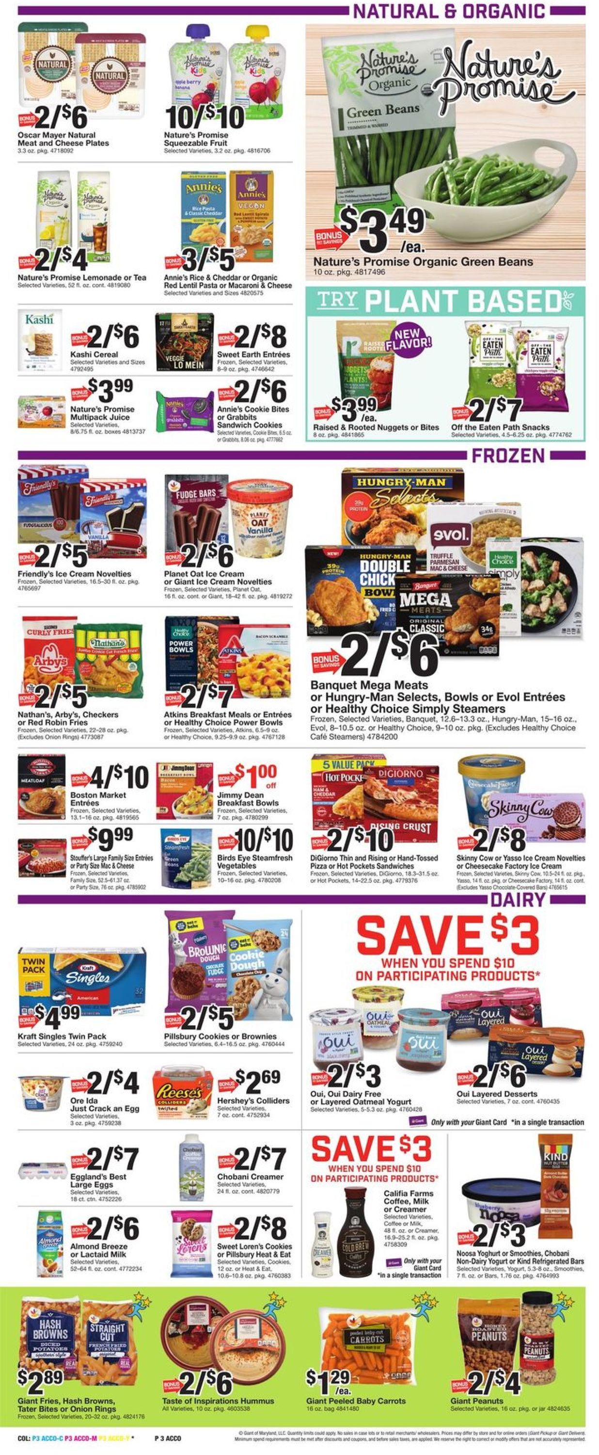 Giant Food Ad from 04/16/2021