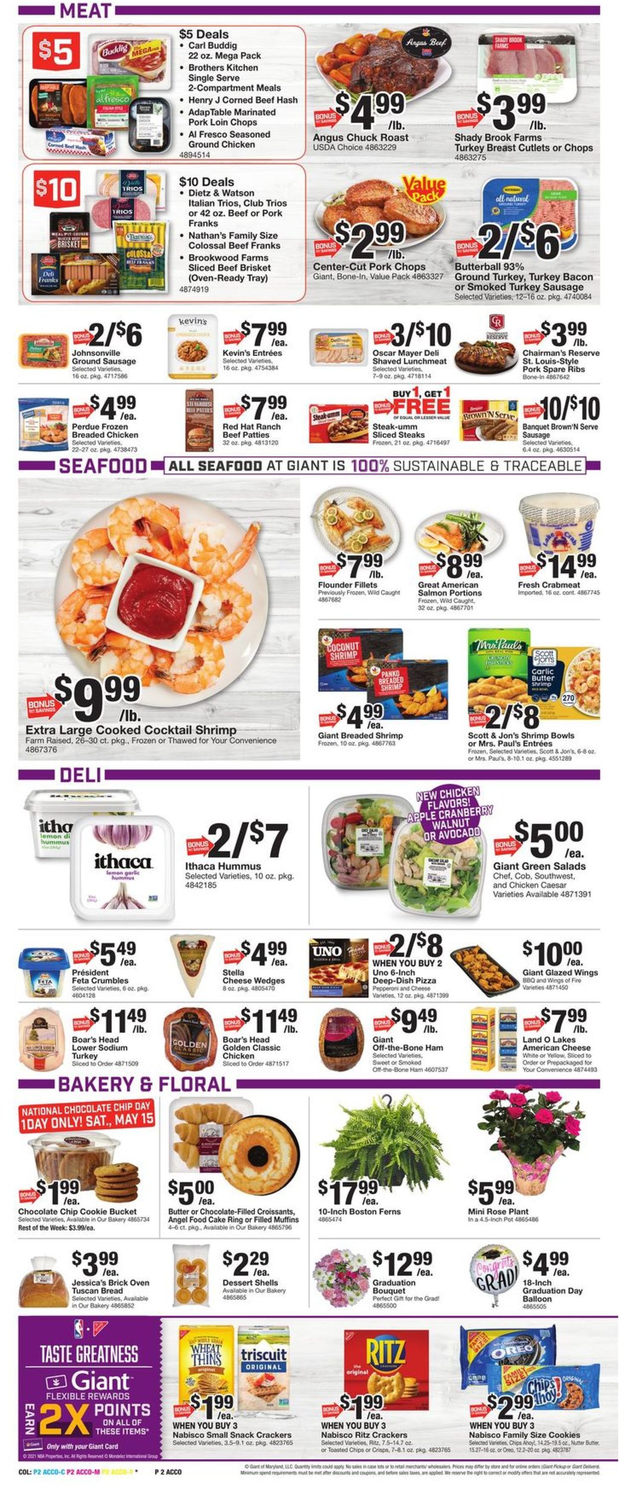 Giant Food Ad from 05/14/2021