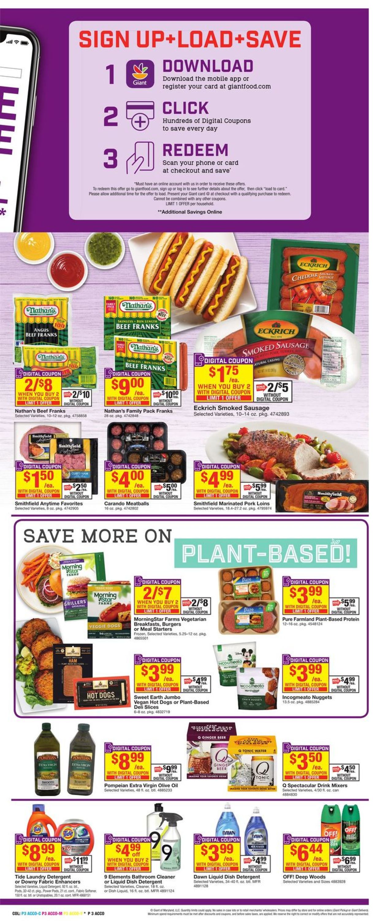 Giant Food Ad from 06/04/2021