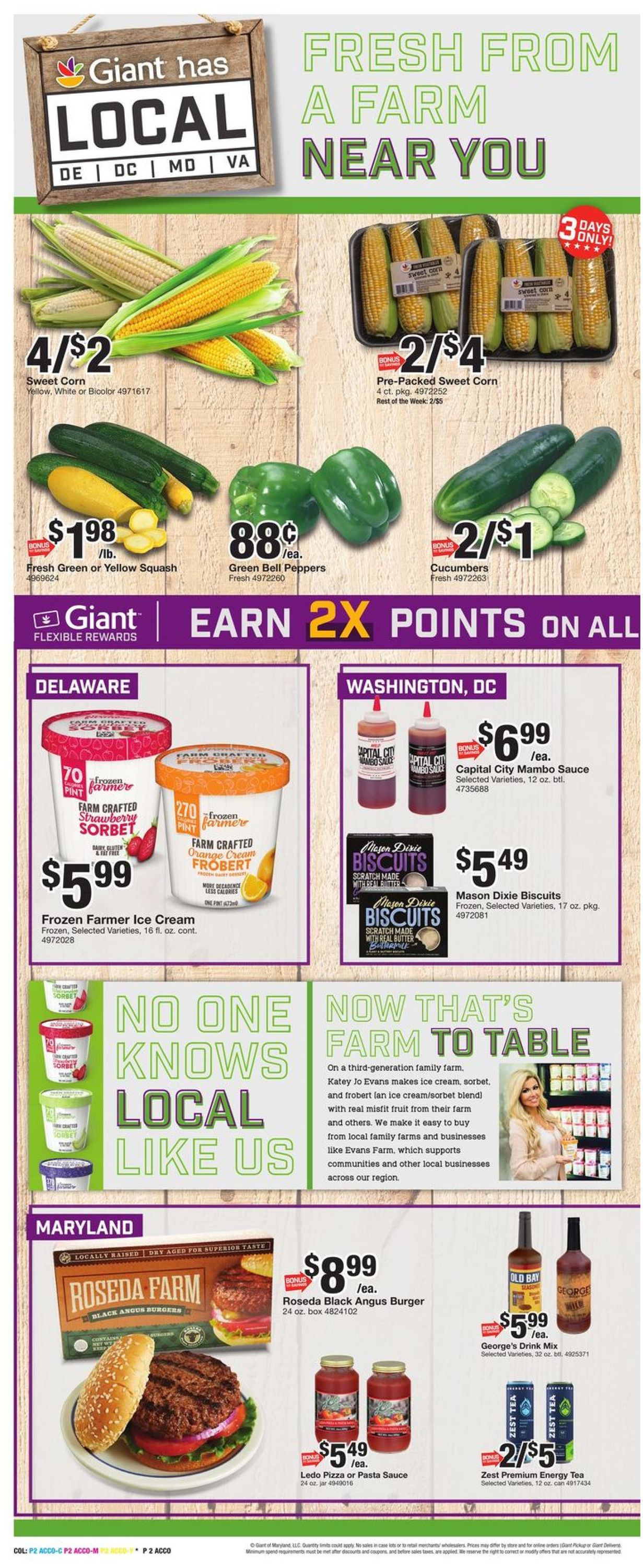 Giant Food Ad from 07/30/2021
