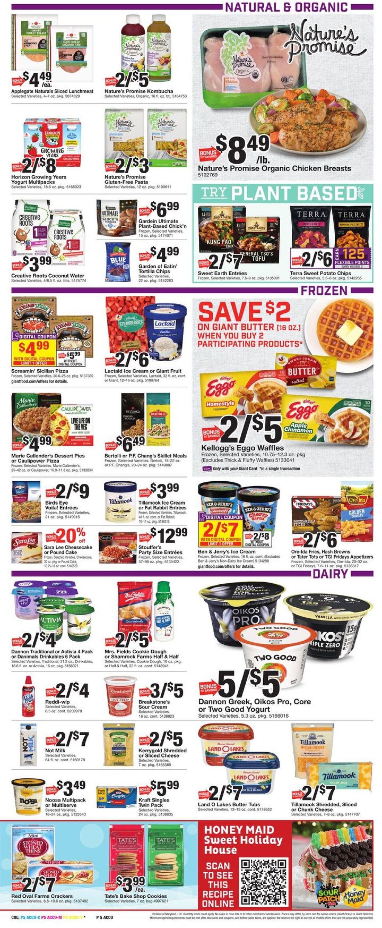 Giant Food Ad from 12/10/2021