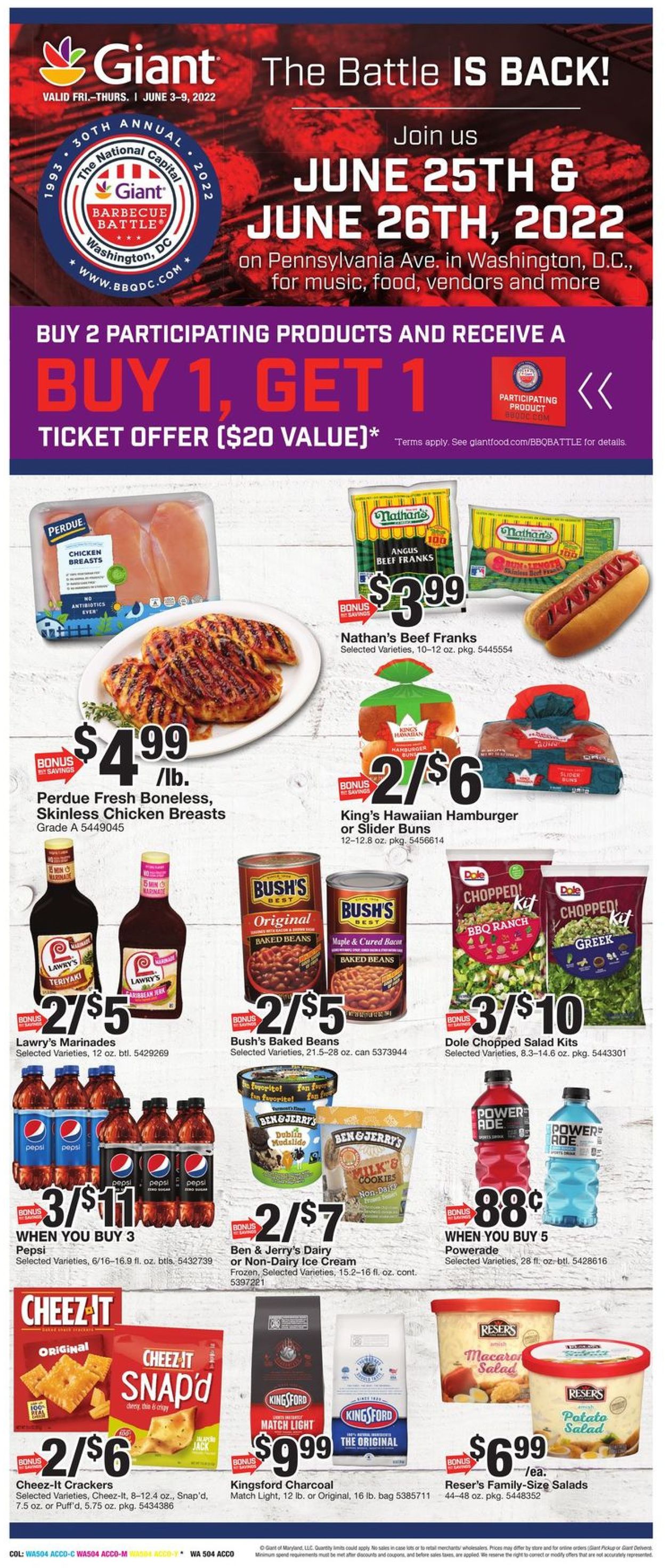 Giant Food Ad from 06/03/2022