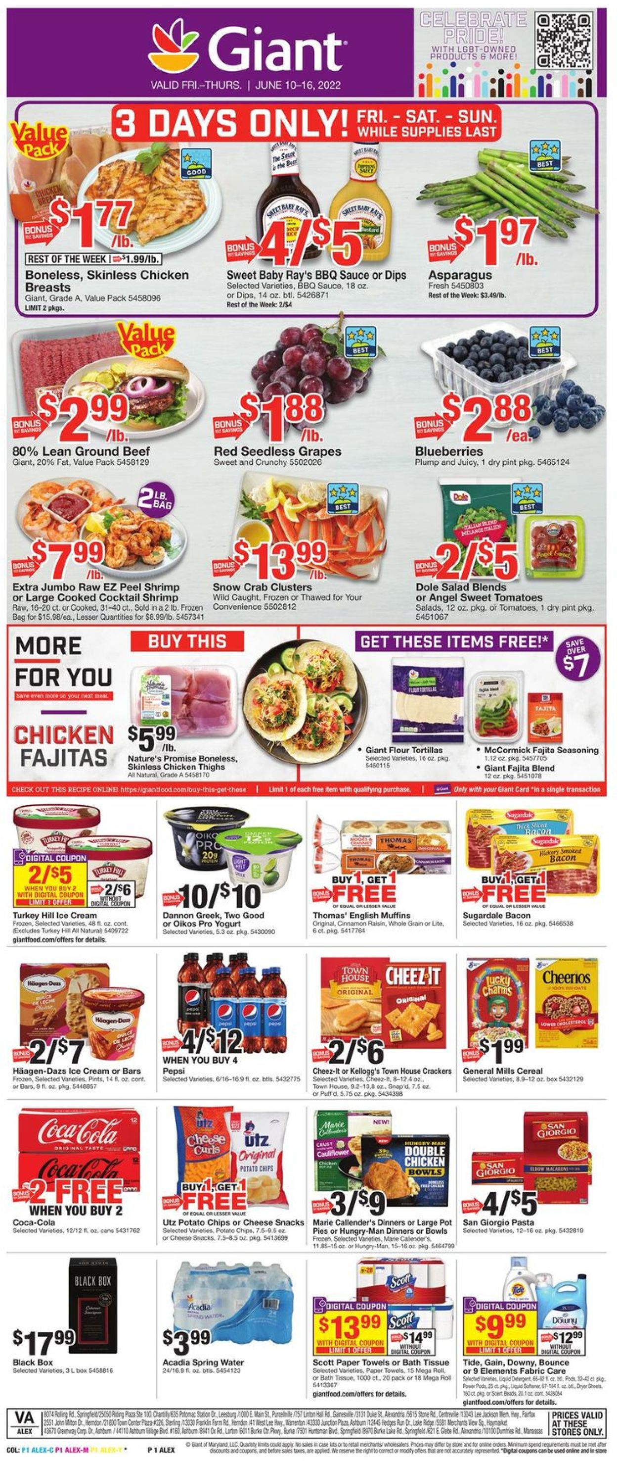 Giant Food Ad from 06/10/2022