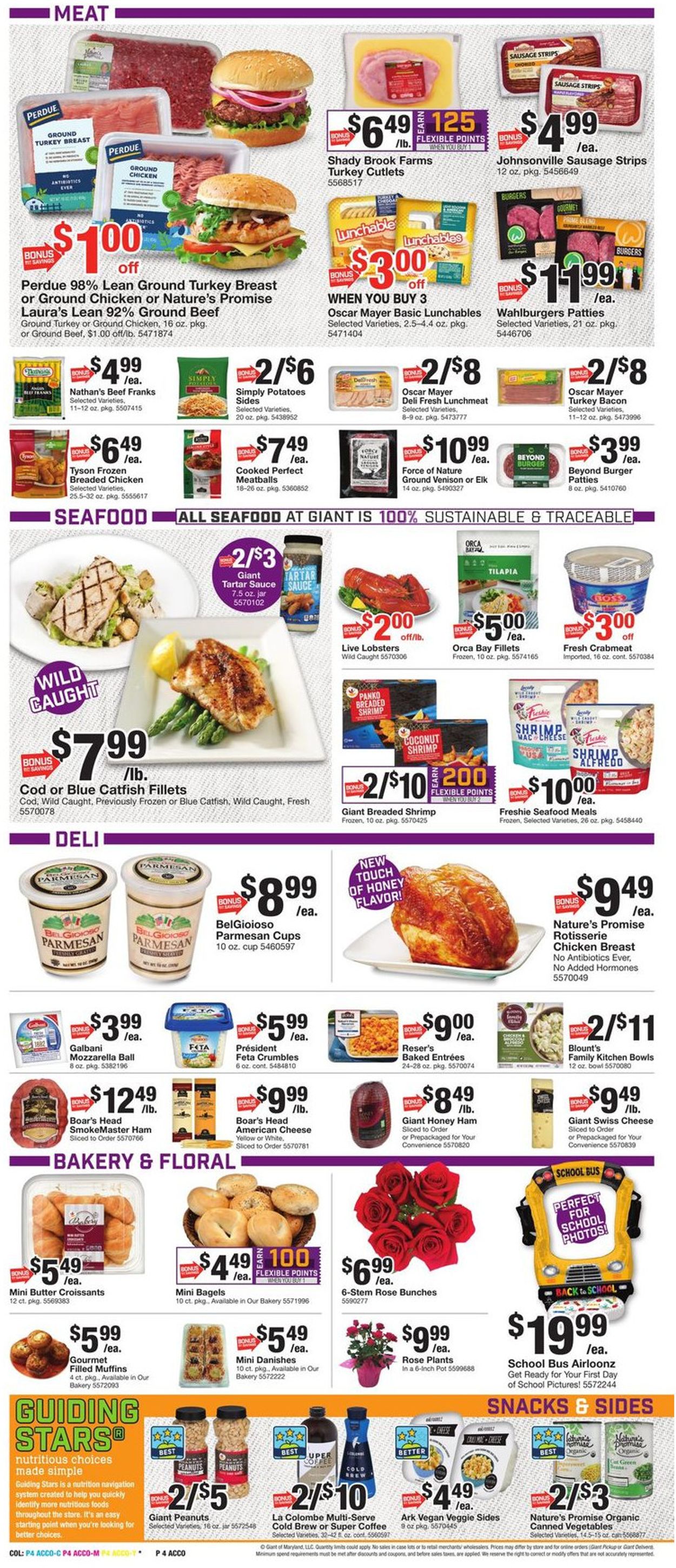Giant Food Ad from 08/19/2022