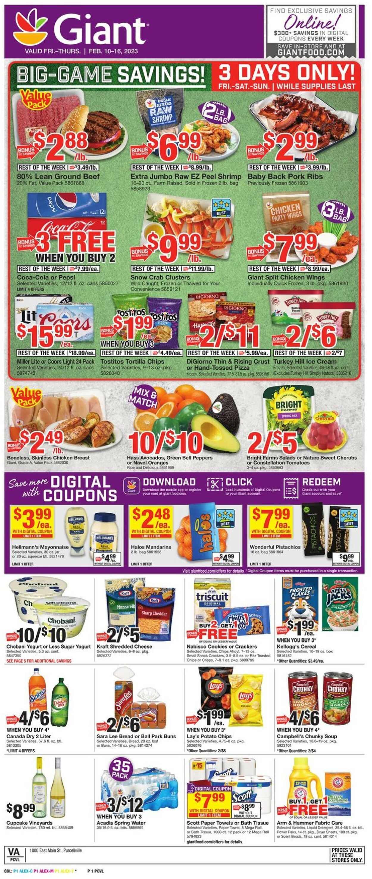 Giant Food Ad from 02/10/2023