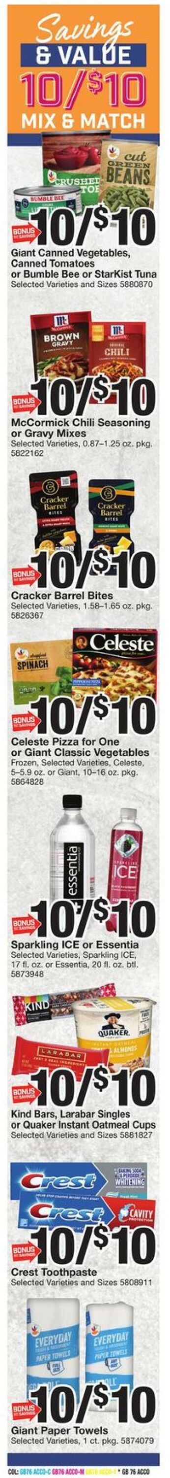 Giant Food Ad from 02/17/2023