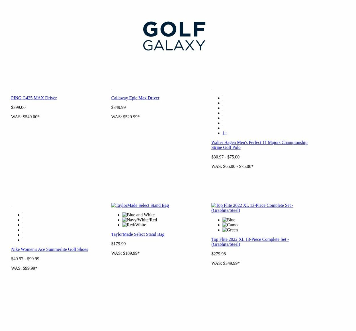 Golf Galaxy Ad from 09/15/2022