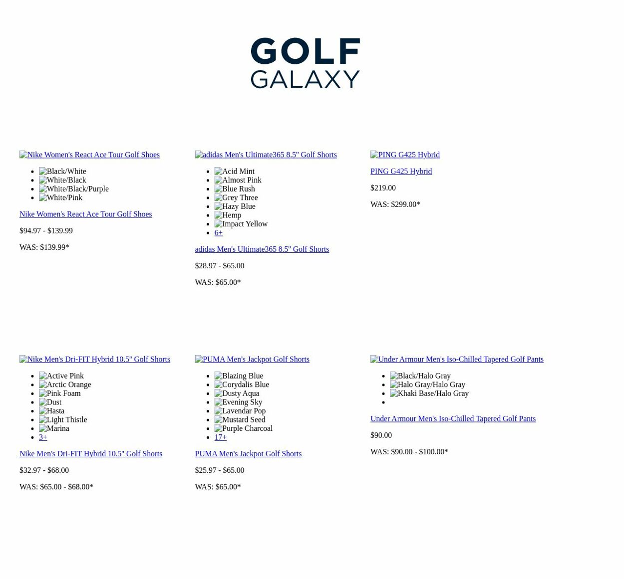 Golf Galaxy Ad from 09/15/2022