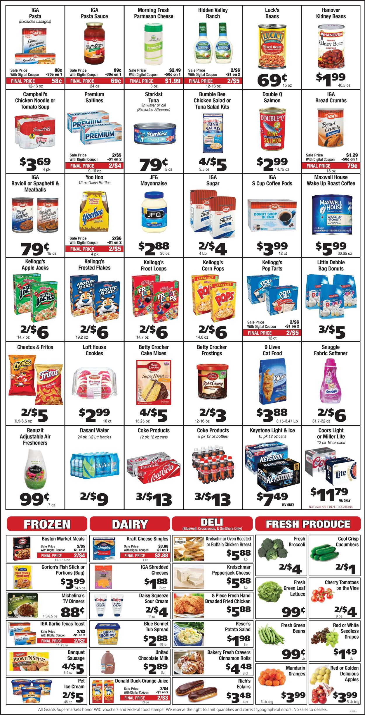 Grant's Supermarket Ad from 02/17/2021