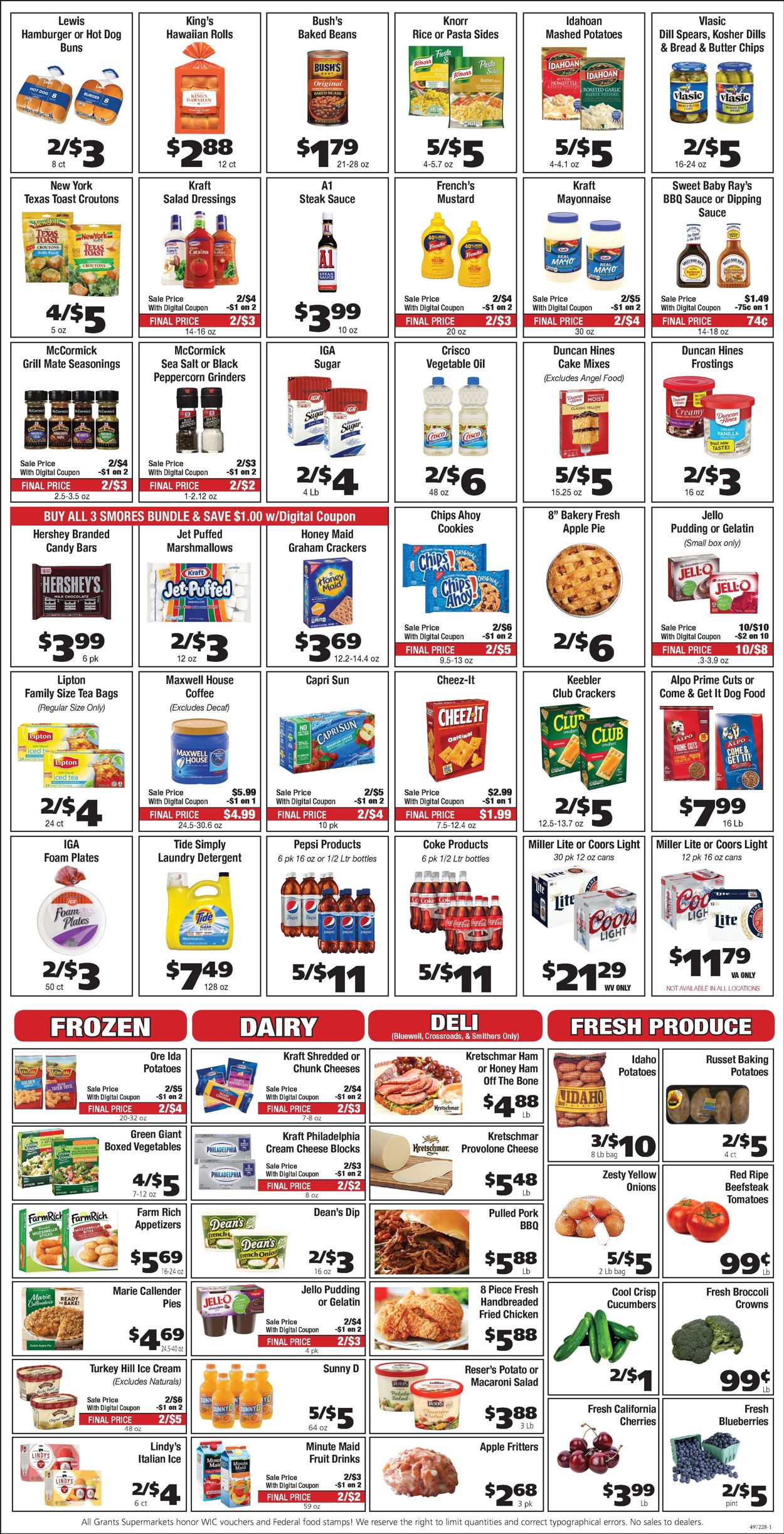 Grant's Supermarket Ad from 05/26/2021