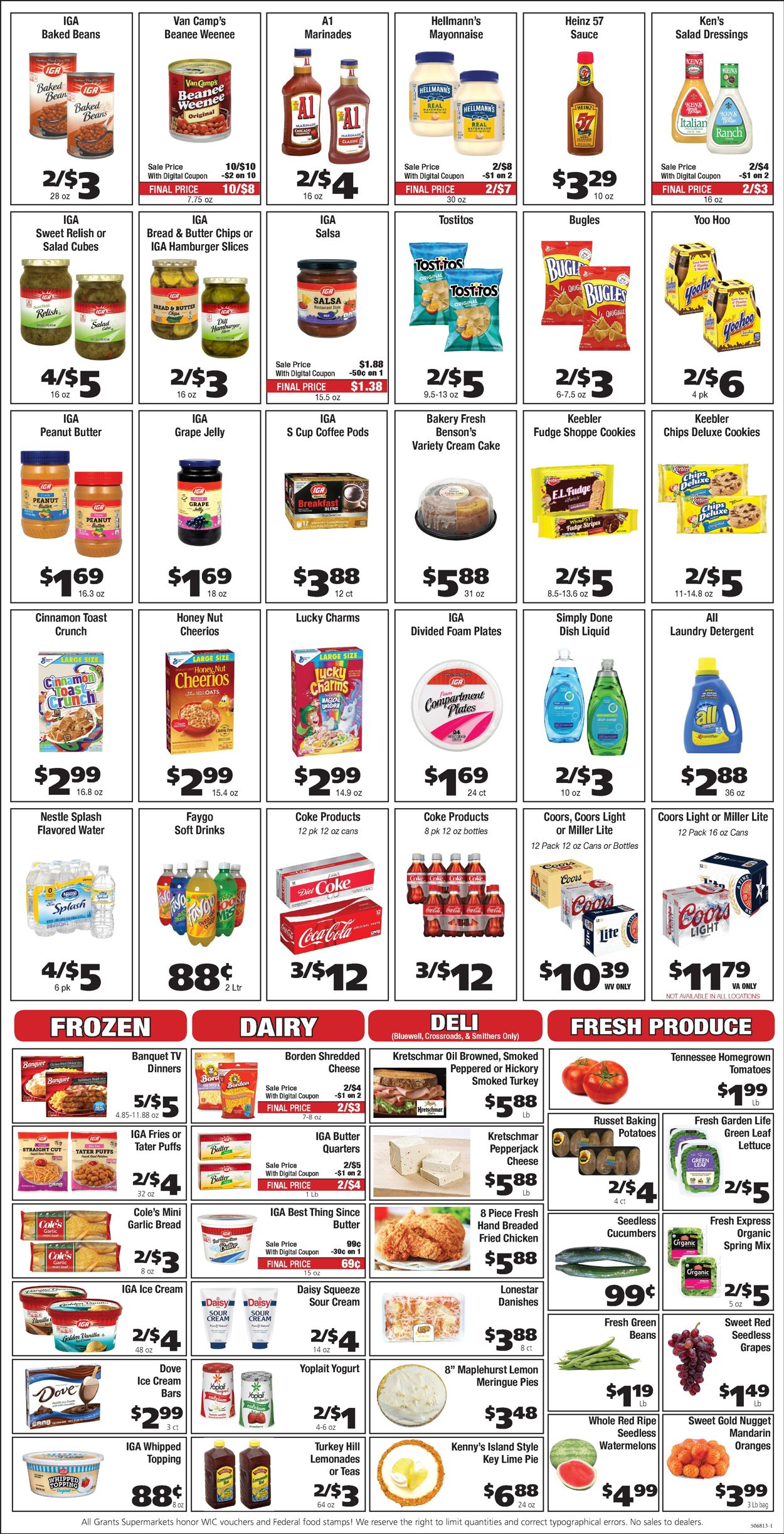 Grant's Supermarket Ad from 06/23/2021